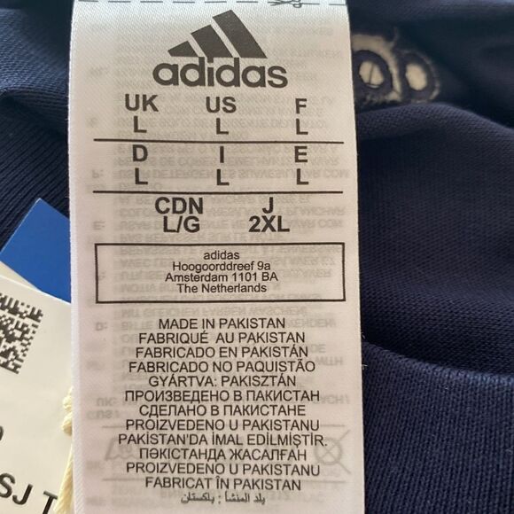 adidas Men’s Graphic Tee Navy ( Legink/Bogold ) - Picture 5 of 7